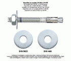 MTP-X [CP] Anclaje macho para cargas altas en hormigón fisurado y no fisurado. Homologado ETE Opt.1. Eje zincado. Clip ATLANTIS C3-L